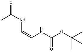 Carbamic acid, [(1Z)-2-(acetylamino)ethenyl]-, 1,1-dimethylethyl ester (9CI) Struktur