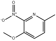 3-Methoxy-2-Nitro-6-Picoline 化学構造式