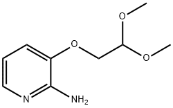 Acetaldehyde, [(2-amino-3-pyridyl)oxy]-, dimethyl acetal (8CI) Structure