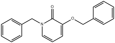 N-benzyl-3-benzyloxy-2-pyridone  Struktur