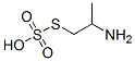 S- (2-аминопропил) эфир тиосерной кислоты структура