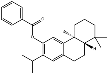 3-Phenanthrenol, 4b,5,6,7,8,8a,9,10-octahydro-4b,8,8-trimethyl-2-(1-methylethyl)-, benzoate, (4bS,8aS)-,24035-66-3,结构式
