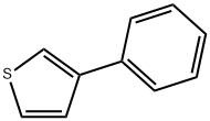 3-フェニルチオフェン 化学構造式