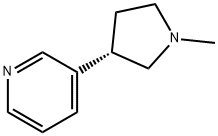 Pyridine, 3-[(3S)-1-methyl-3-pyrrolidinyl]- (9CI) Struktur