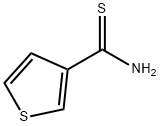 チオフェン-3-カルボチオ酸アミド 化学構造式