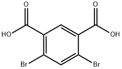 4,6-ジブロモイソフタル酸 化学構造式