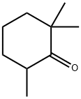 2,2,6-トリメチルシクロヘキサノン 化学構造式