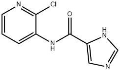 N-(2-CHLOROPYRIDIN-3-YL)-1H-IMIDAZOLE-5-CARBOXAMIDE Struktur