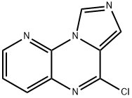 6-CHLOROIMIDAZO[1,5-A]PYRIDO[3,2-E]PYRAZINE Struktur