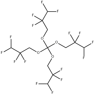 TETRAKIS(2,2,3,3-TETRAFLUOROPROPYL)ORTHOCARBONATE Structure