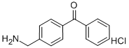 4-(アミノメチル)ベンゾフェノン塩酸塩 化学構造式