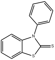 3-Phenylbenzothiazole-2(3H)-thione Structure
