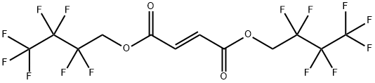 双(2,2,3,3,4,4,4-七氟丁基)富马酸盐, 24120-17-0, 结构式