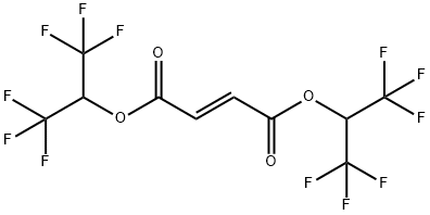 Bis(hexafluoroisopropyl) fumarate 化学構造式