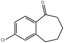 2-CHLORO-6,7,8,9-TETRAHYDRO-BENZOCYCLOHEPTEN-5-ONE Struktur