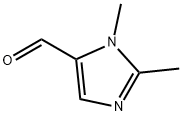 2,3-二甲基-3H-咪唑-4-甲醛, 24134-12-1, 结构式
