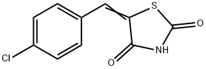 5-[(4-chlorophenyl)methylidene]-1,3-thiazolidine-2,4-dione Struktur