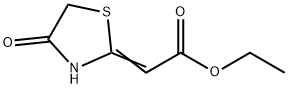 (4-Oxo-thiazolidin-2-ylidene)-acetic acid ethyl ester Structure