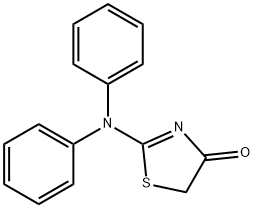 2-(diphenylamino)thiazol-4(5H)-one Structure