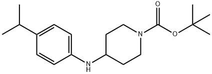 TERT-BUTYL 4-(4-ISOPROPYLANILINO)TETRAHYDRO-1(2H)-PYRIDINECARBOXYLATE|4-((4-异丙基苯基)氨基)哌啶-1-羧酸叔丁酯