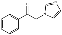 苯乙酮,2-(咪唑基-1-基)-, 24155-34-8, 结构式