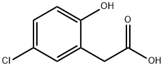 5-氯-2-羟基苯乙酸 结构式