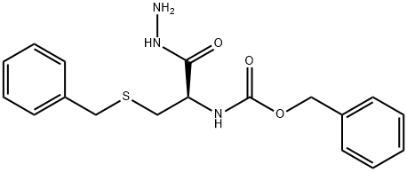 N-[(Benzyloxy)carbonyl]-S-benzyl-L-cysteine hydrazide,24164-46-3,结构式