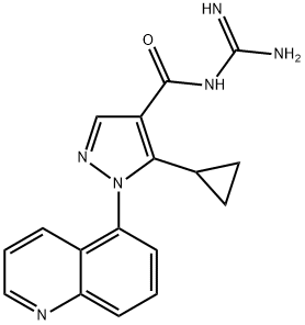 ZONIPORIDE 塩酸塩 水和物 FROM BOVINE TESTES 化学構造式