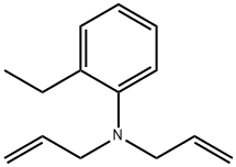 Benzenamine, 2-ethyl-N,N-di-2-propenyl- (9CI) Structure