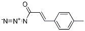 对甲基肉桂酰基叠氮, 24186-38-7, 结构式