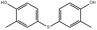 ビス(4-ヒドロキシ-3-メチルフェニル) スルフィド 化学構造式