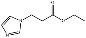 3-(1H-咪唑-1-基)丙酸乙酯,24215-02-9,结构式