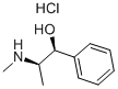 (+)-エフェドリン·塩酸塩 化学構造式
