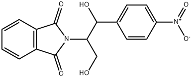 2-[2-HYDROXY-1-(HYDROXYMETHYL)-2-(4-NITROPHENYL)ETHYL]-1H-ISOINDOLE-1,3(2H)-DIONE 结构式