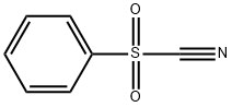 フェニルスルホニルカルボニトリル 化学構造式