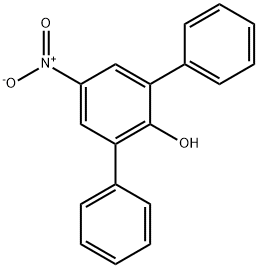 4-ニトロ-2,6-ジフェニルフェノール 化学構造式