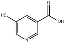 5-疏基吡啶-3-羧酸, 24242-21-5, 结构式