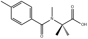 Alanine,  N,2-dimethyl-N-(4-methylbenzoyl)- 结构式