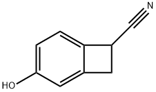 Bicyclo[4.2.0]octa-1,3,5-triene-7-carbonitrile, 3-hydroxy- (9CI) 结构式