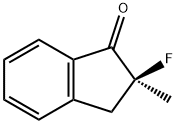 1H-Inden-1-one,2-fluoro-2,3-dihydro-2-methyl-,(2S)-(9CI),242484-64-6,结构式