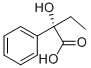 (S)-2-羟基-2-苯基丁酸 结构式