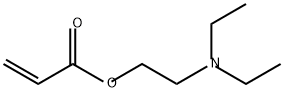 プロペン酸2-(ジエチルアミノ)エチル 化学構造式