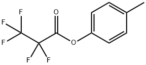 Pentafluoropropionic acid p-tolyl ester Struktur