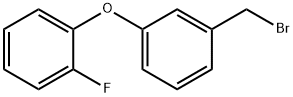 3-(2-氟苯氧基)苄溴 结构式