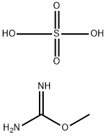 2-甲基异脲 SULPHATE, 24285-39-0, 结构式
