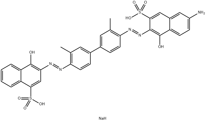 指示蓝4R 结构式