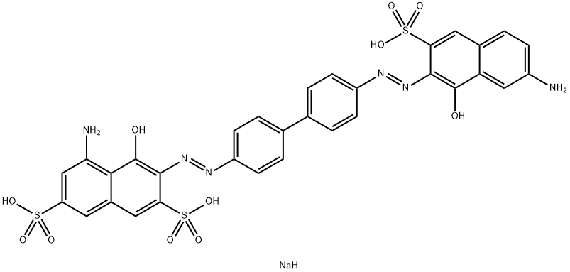 クロラゾール ブラック BH 化学構造式