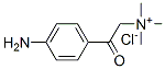 (p-aminophenacyl)trimethylammonium chloride 