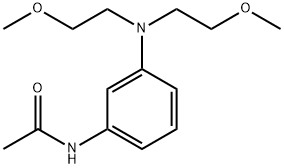 3-(N,N-Dimethoxyethyl)amino acetanilide 化学構造式