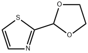 Thiazole, 2-(1,3-dioxolan-2-yl)- Structure
